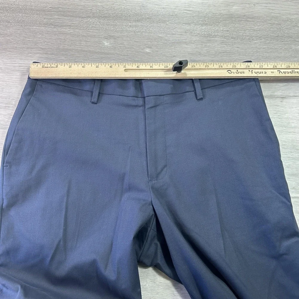 Banana Republic Pants Mens 33x32 Blue Slim Fit Stretch Chino Dress Casual Office
